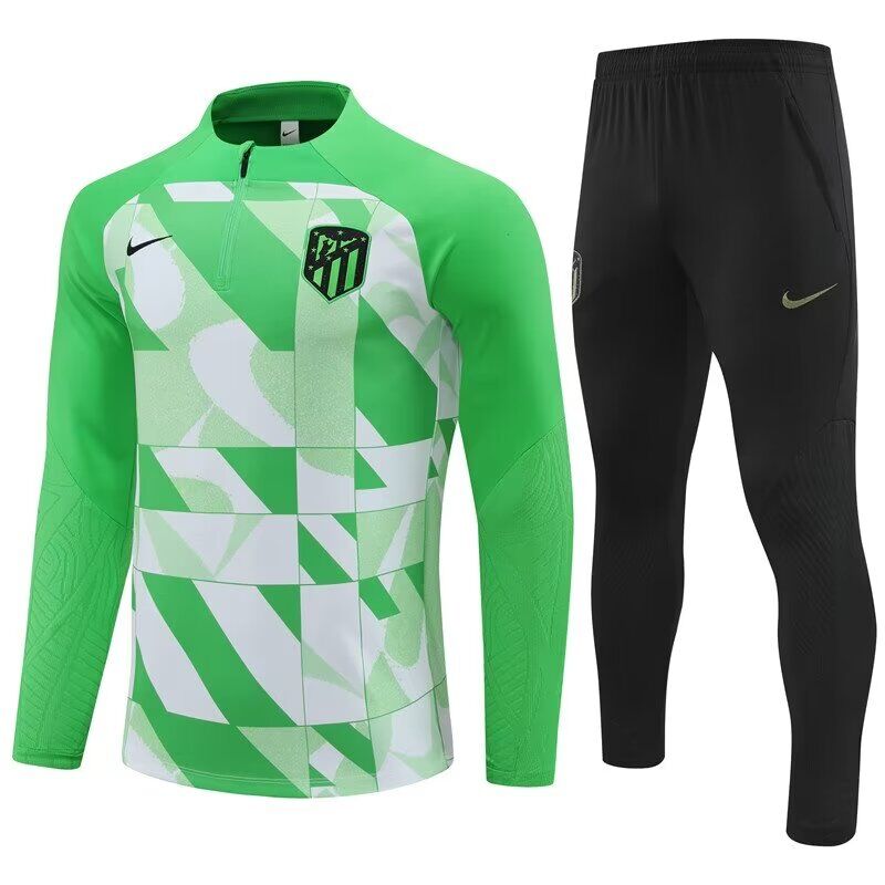 AAA Quality Atletico Madrid 23/24 Tracksuit - Green/White